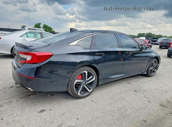 1HGCV1F37JA048226 2018 HONDA ACCORD Black Front right