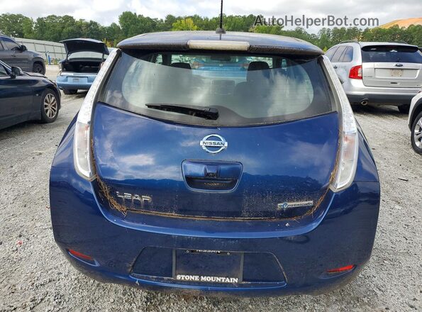 1N4BZ0CP3HC306553 2017 NISSAN LEAF Blue Սալոնի դիմացի տեսք