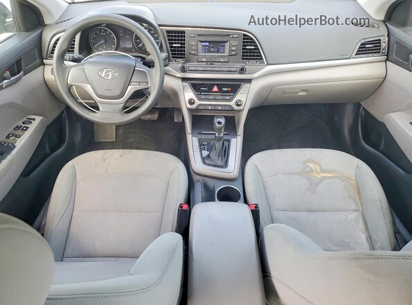 5NPD74LFXHH089403 2017 HYUNDAI ELANTRA Black ხელსაწყოთა პანელის ხედი