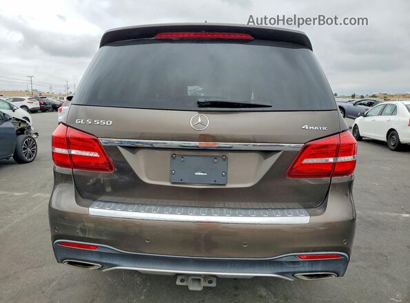4JGDF7DE0HA838271 2017 MERCEDES-BENZ GLS-CLASS Brown Սալոնի դիմացի տեսք