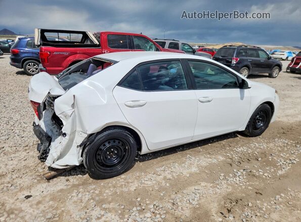2T1BURHE1KC223934 2019 TOYOTA COROLLA White Delantero derecho
