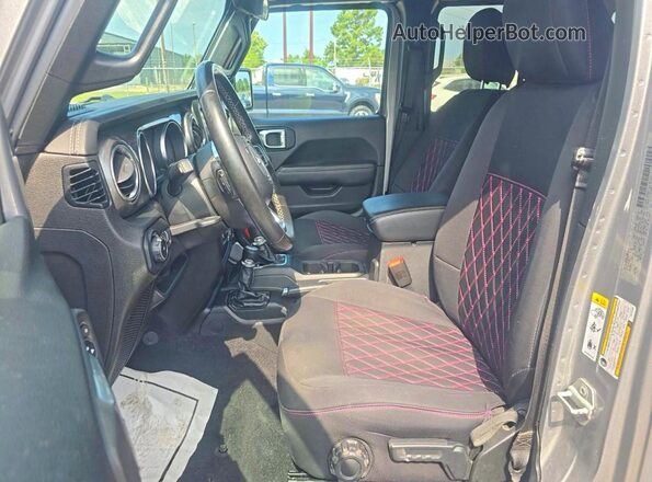 1C4HJXEN4LW114193 2020 JEEP WRANGLER Gray Widok komory silnika