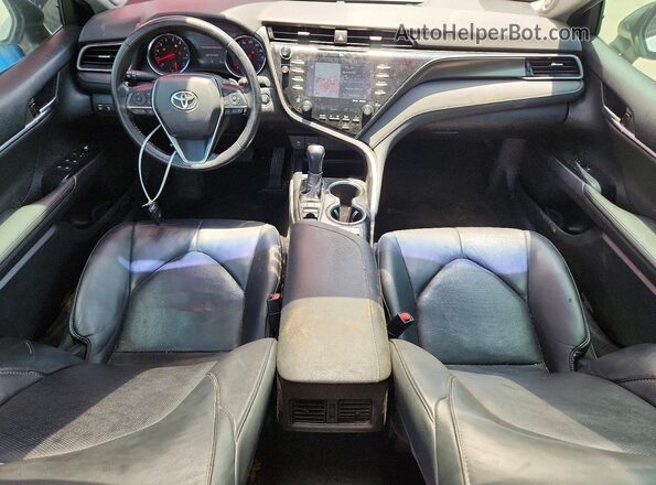 4T1B61HK1KU280764 2019 TOYOTA CAMRY White ხელსაწყოთა პანელის ხედი