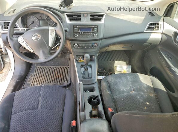 3N1AB7AP4HY243804 2017 NISSAN SENTRA White Instrument cluster view
