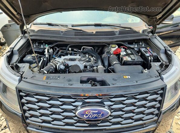 1FM5K8GT9KGB27852 2019 FORD EXPLORER Black VIN կոդի պիտակի տեսք