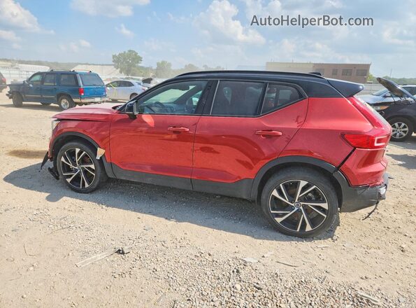 YV4162UM7L2207390 2020 VOLVO XC40 Red Trasero derecho
