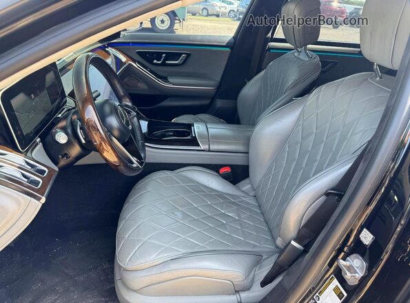 W1K6G7GB9MA018850 2021 MERCEDES-BENZ S-CLASS Black ხელსაწყოთა პანელის ხედი