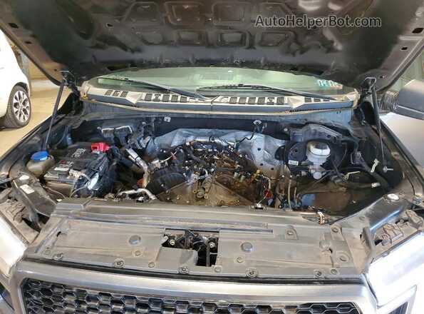 1FTEW1E41KFC05204 2019 FORD F150 Gray Vista del compartimento del motor
