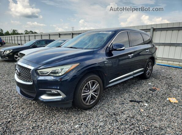 5N1DL0MMXJC504296 2018 INFINITI QX60 Black უკანა მარცხენა