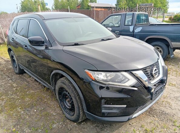 JN8AT2MV3HW251511 2017 NISSAN ROGUE Black Դիմացի տեսք