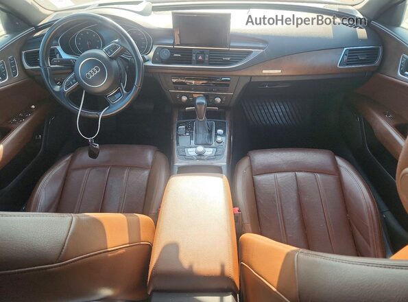 WAU2GAFCXGN005437 2016 AUDI A7 White Вид щитка приладів