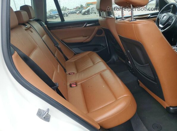 5UXWX9C59G0D85510 2016 BMW X3 White ძრავის განყოფილების ხედი
