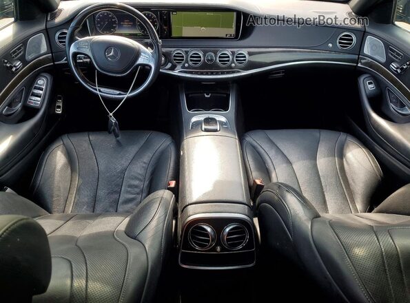 WDDUG6DB6HA302643 2017 MERCEDES-BENZ S Black Widok zestawu wskaźników