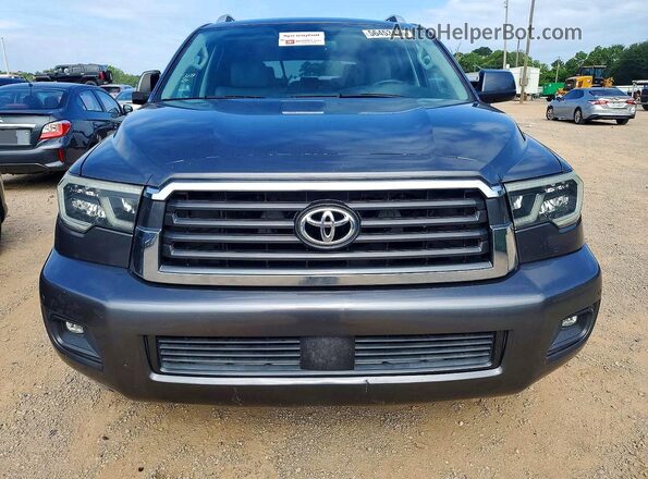 5TDZY5G1XKS072934 2019 TOYOTA SEQUOIA Charcoal Rear view