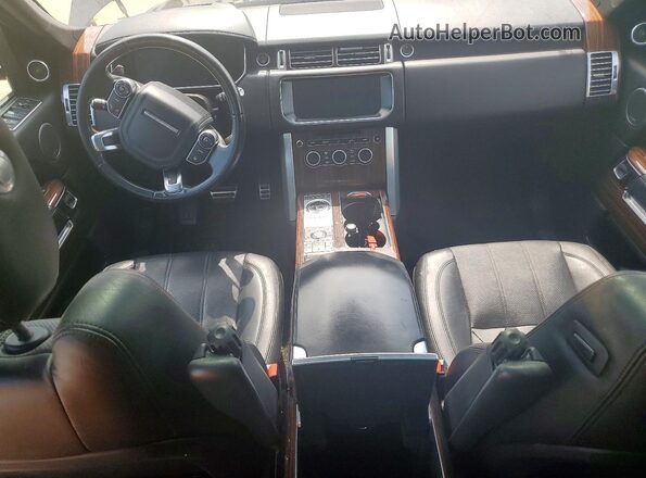 SALGS5FE1HA362653 2017 LAND ROVER RANGE ROVER Black Вид щитка приладів