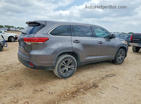 5TDZZRFH0KS289766 2019 TOYOTA HIGHLANDER Gray Передня права чверть
