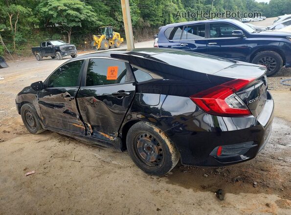 2HGFC2F59JH536170 2018 HONDA CIVIC Black Tył prawy
