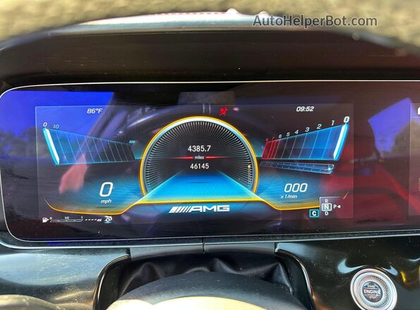 W1K7X6BB9MA042247 2021 MERCEDES-BENZ GT-CLASS White Dashboard view