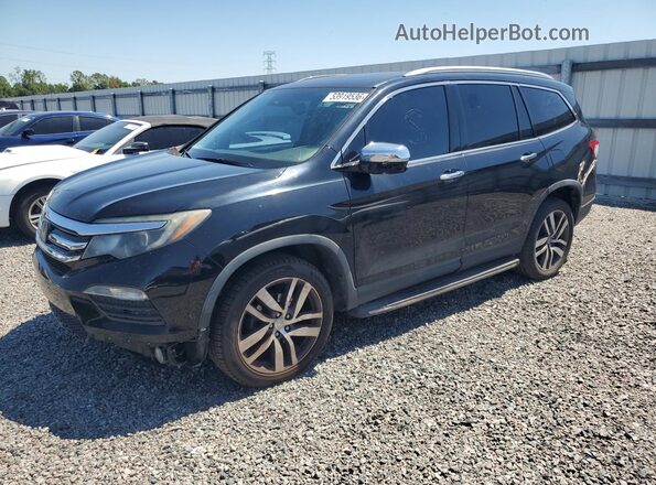 5FNYF6H92GB032337 2016 HONDA PILOT Black Trasero izquierdo
