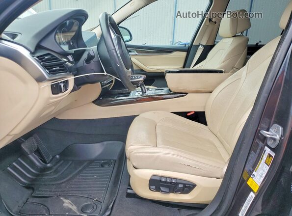 5UXKR2C5XG0R71131 2016 BMW X5 Black Widok deski rozdzielczej