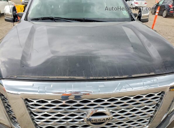 1N6BA1F20GN510623 2016 NISSAN TITAN Black ძრავის განყოფილების ხედი