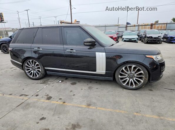 SALGS2EF7GA286850 2016 LAND ROVER RANGE Black Front view