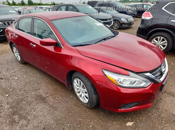 1N4AL3APXJC232510 2018 NISSAN ALTIMA Red Widok z przodu