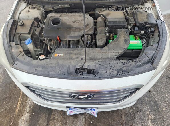 5NPE24AF1HH491185 2017 HYUNDAI SONATA White Вид підкапотного простору
