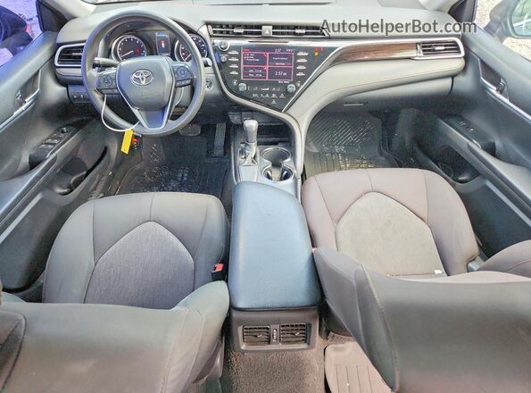 4T1B11HKXJU545985 2018 TOYOTA CAMRY Black Instrument cluster view