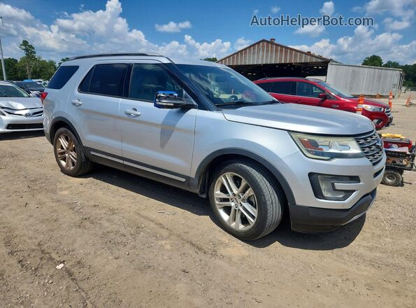1FM5K7D86HGB43526 2017 FORD EXPLORER Silver Դիմացի տեսք