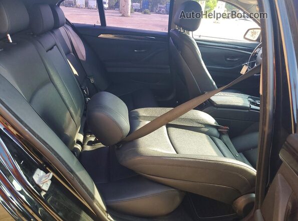 WBA5A5C50GG348287 2016 BMW 5 SERIES Черный Вид задней части салона