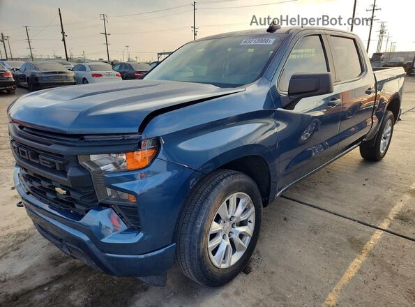 1GCPABEKXRZ228128 2024 CHEVROLET SILVERADO Blue უკანა მარცხენა
