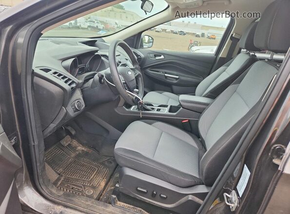 1FMCU9GD9HUC70133 2017 FORD ESCAPE Gray წინა პანელის ხედი