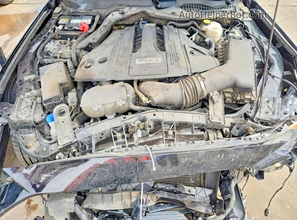 1FA6P8CF9P5306315 2023 FORD MUSTANG Black Vista del compartimento del motor