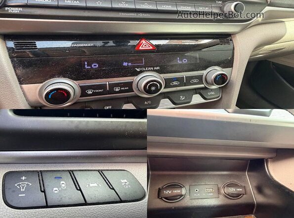 5NPD84LF0LH535158 2020 HYUNDAI ELANTRA Blue Панорамний вид салону 360°