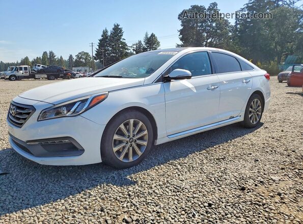 5NPE34AF4GH396955 2016 HYUNDAI SONATA White Tył lewy