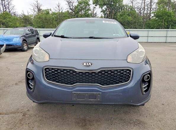 KNDPMCAC5H7117637 2017 KIA SPORTAGE Blue Вид ззаду