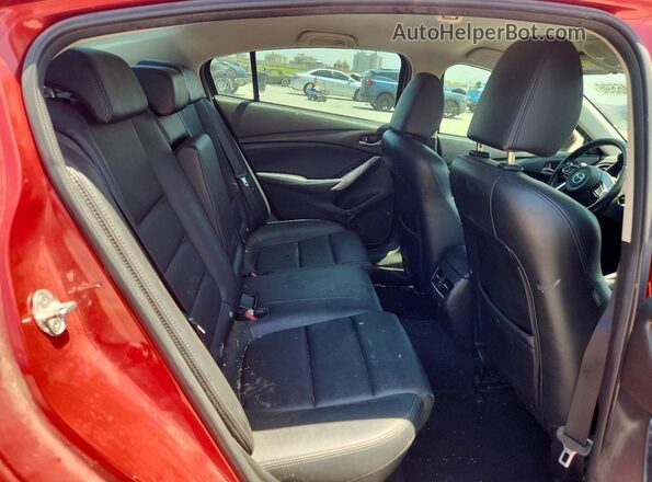 JM1GL1V5XH1146864 2017 MAZDA 6 Red Вид задньої частини салону