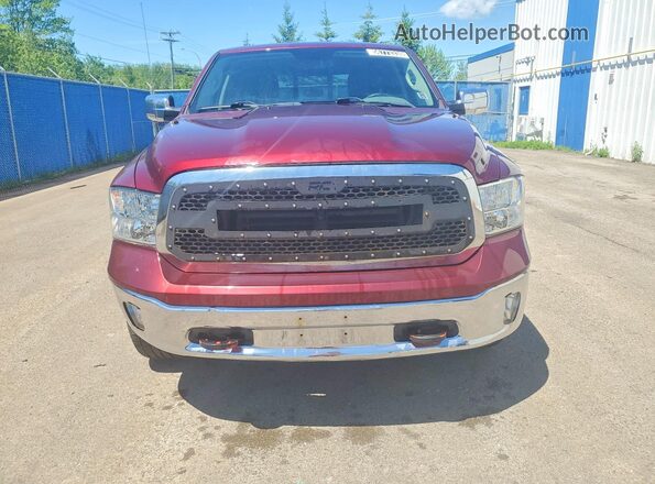 1C6RR7GT4JS214685 2018 RAM 1500 Бордовый Вид спереди