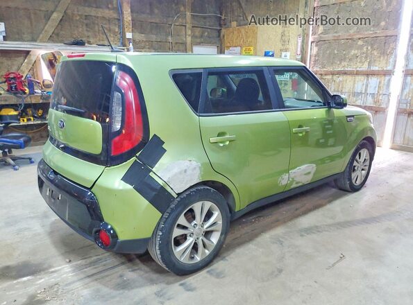 KNDJP3A56G7852172 2016 KIA SOUL Green Delantero derecho