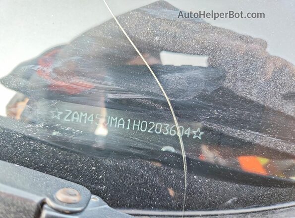 ZAM45VMA1H0203604 2017 MASERATI ALL OTHER Gray Панорамний вид салону 360°