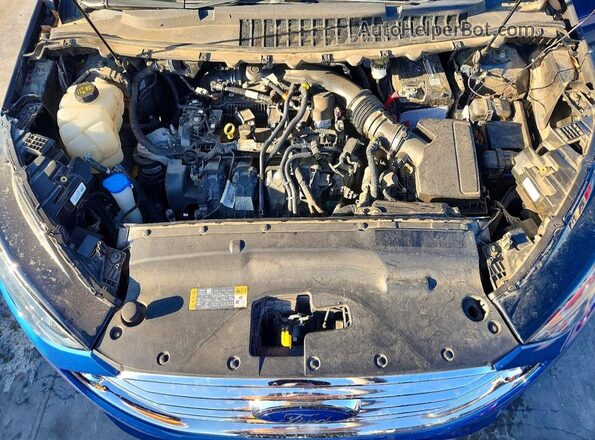 2FMPK3J91LBA46524 2020 FORD EDGE Blue Engine compartment view