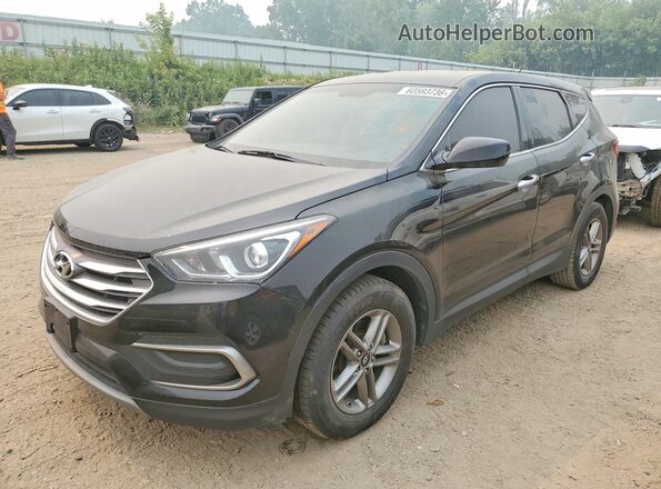 5XYZT3LB5JG545197 2018 HYUNDAI SANTA FE Black Rear left