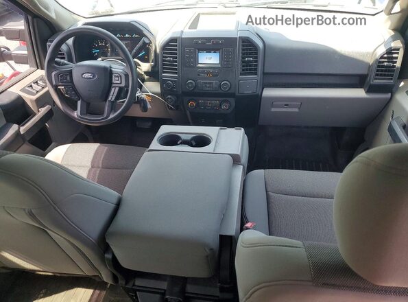 1FTFX1E44KKE72846 2019 FORD F150 Blue Вид щитка приладів