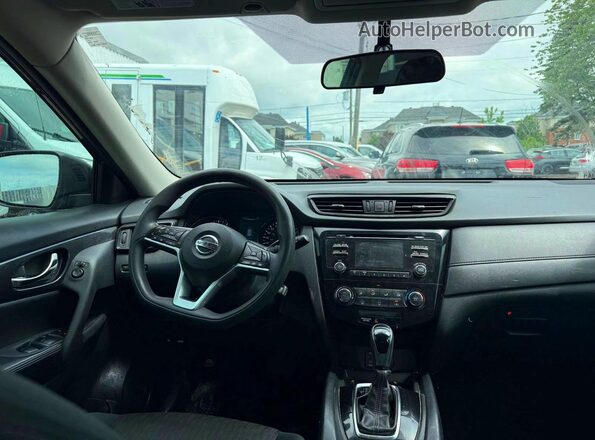 5N1AT2MT6HC802764 2017 NISSAN ROGUE Черный Вид задних сидений