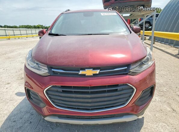 KL7CJLSB2MB318008 2021 CHEVROLET TRAX Red უკანა ხედი