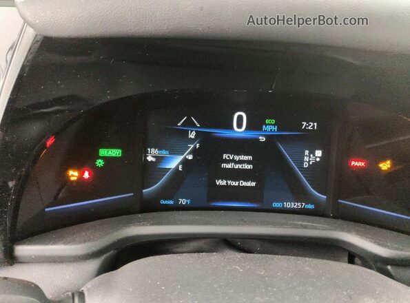 JTDAAAAA6NA004764 2022 TOYOTA MIRAI White Вид задніх сидінь