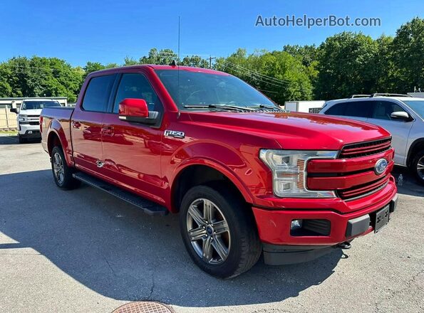 1FTEW1E43LFB62888 2020 FORD F150 Red წინა ხედი