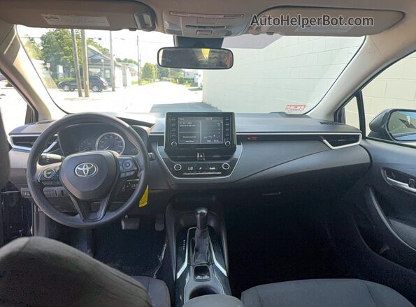 JTDEPRAE0LJ086408 2020 TOYOTA COROLLA Blue უკანა სავარძლების ხედი