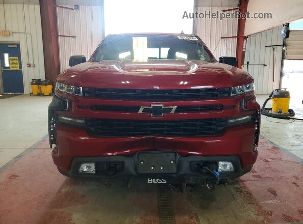 1GCRYEED9KZ255639 2019 CHEVROLET SILVERADO Red Հետևի տեսք